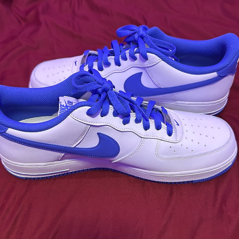Nike Air Force 1 Medium Blue Size 13